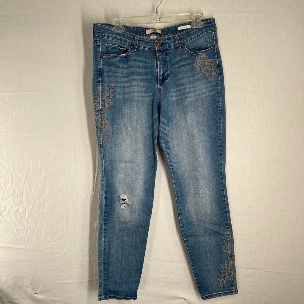 Vintage America women’s Boho Skinny Jeans Size 12R 31